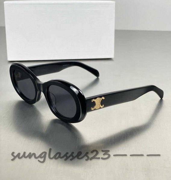 

sunglasses 2023 retro cat's eye sunglasses for women ce's arc de triomphe oval french high street, White;black