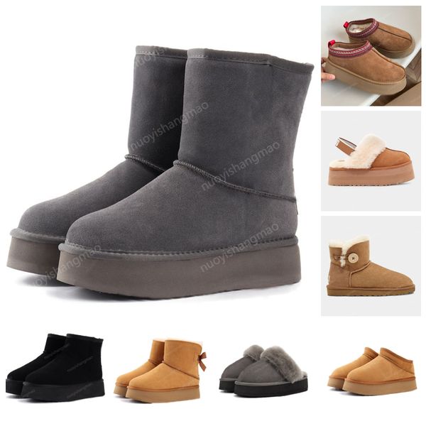 

women slippers platform boots luxury boots snow boots boot australia slipper fluffy slippers outdoor shoes indoor shoe winter fur boots warm, Black