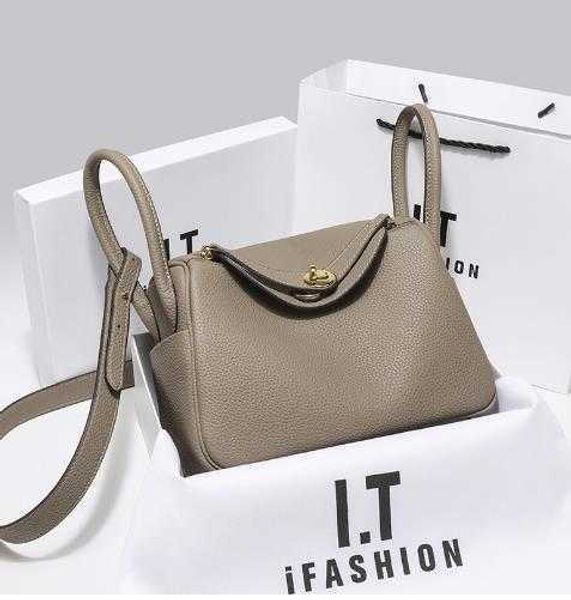 

luxury hemrres tote bag leather lindys genuine bag doctor one-shoulder portable messenger women's versatile 1 5paf