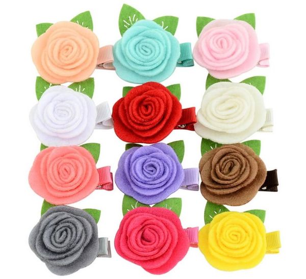 

baby girls hairpins children hairclip cute rose flower with leaf barrettes for kids hair bows clips hairclips hair accessories 7653457274, Slivery;white