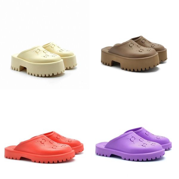 

designer sandals white platform sandals perforated g slip-on slipper high heel slides black rubber sandles mules comfort bottom mens loafers