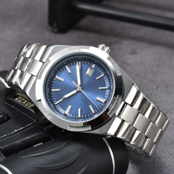 

brand mens watch luxury high-end business waterproof automatic designer movement watches watchwrist montre, Slivery;black