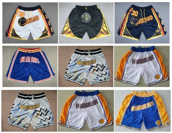 

warriores basketball short golden hip pop state running pant with pocket zipper stitched red black white size s-xxl