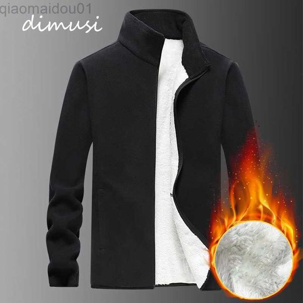 

men's jackets dimusi winter men fleece jacket parka coats casual male tactical army outwear thick warm bomber military jacket men cloth, Black;brown