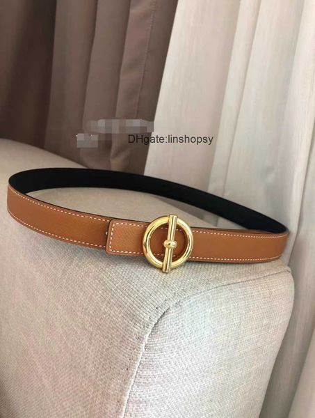 

luxury women's belts mini fashion all-match women dress collection belt leather trench coat accessories width 24 mm he03 3p7z, Silver