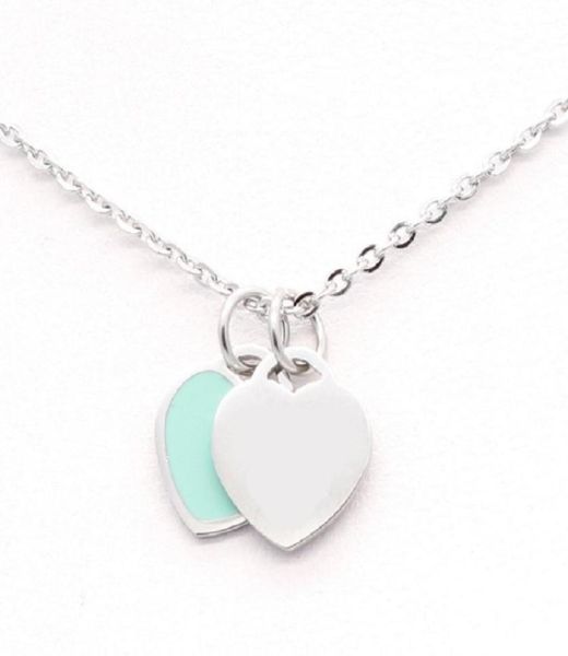 

womens necklace heart necklace designer jewellery chains luxury pendant stainless steel charm anniversary gift for women 18k gold 9621898, Silver