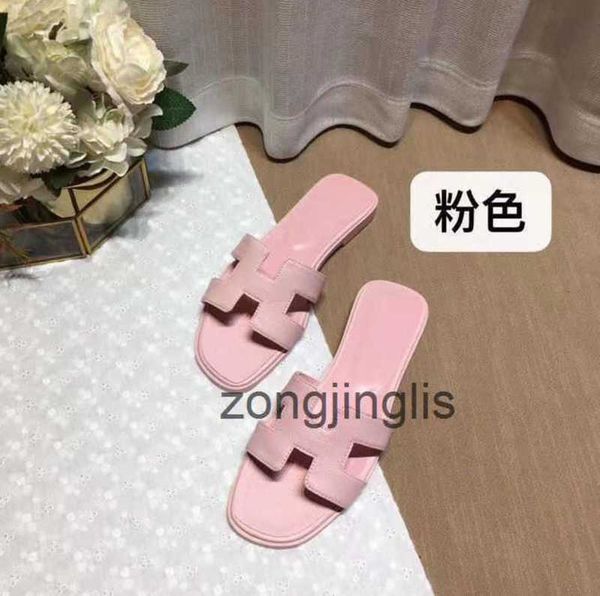 

oran designer women's slippers baida summer bear 2023 shoes sandal slipper color matching leatflat sandals for tourism litchi pattern b