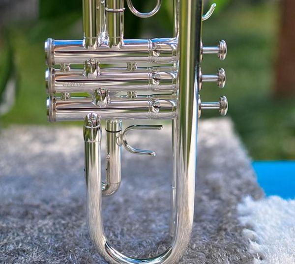 

jupiter jtr1100sq bb trumpet instrument brass silver plated surface trumpet with case accessories8898474