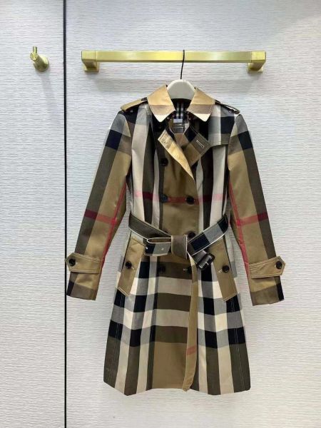 

Spring Autumn Milan Runway Trench Coats Lapel Neck Long Sleeve Leisure overcoat and fashion Brand Same Style Women' Jackets Designer, Multiple