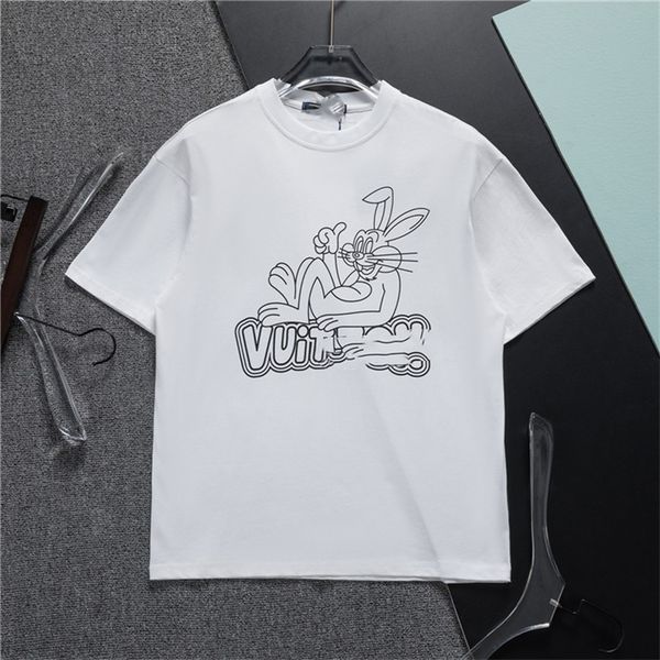 

men's loose t-shirt shirt summer fashion men's wardrobe h61, White;black