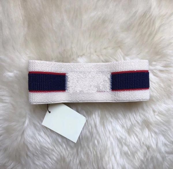 

brand elastic headband for women and men quality brand green and red striped hair bands head scarf for children headwraps3194991, Silver