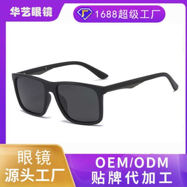 

classic box polarized for men's driving uv resistant sunglasses, White;black