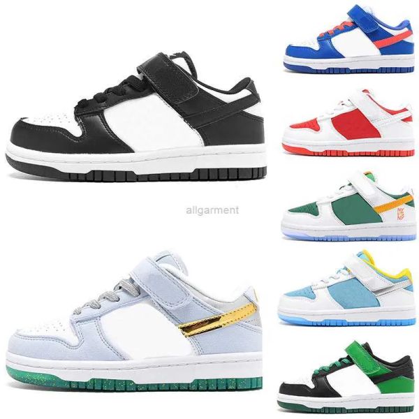 

2022 dunks chunky kids shoes running shoe athletic casual fashion sneakers children walking toddler sports trainers eur 26-35, Black