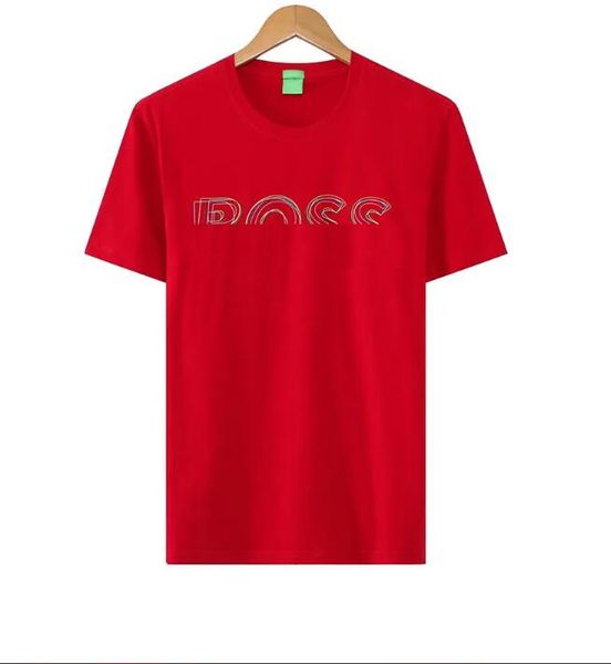

men's t-shirts summer tee designer mens t-shirt luxury jewelry hugo letter casual short sleeve boss mens fashion loose round neck half, White;black