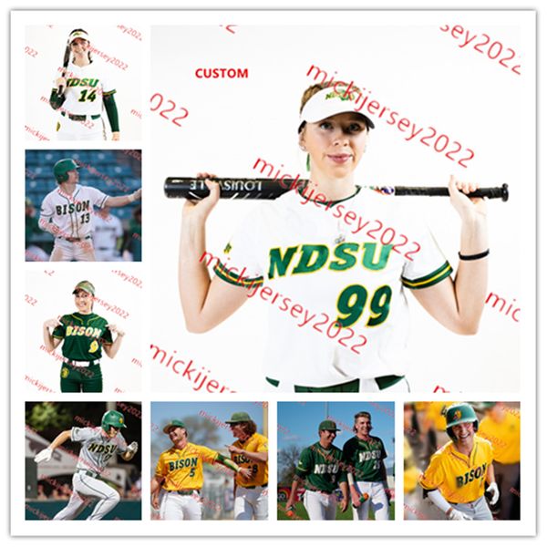 

charley hesse calen schwabe ndsu baseball jersey custom stitched mens will busch terrell huggins cade feeney max loven ben smith north dakot, Black