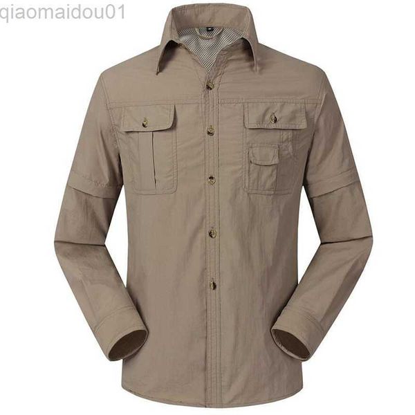 

men's casual shirts new mens shirt military breathable quick dry shirt men tactical clothing outdoor short long sleeve shirts removable, White;black