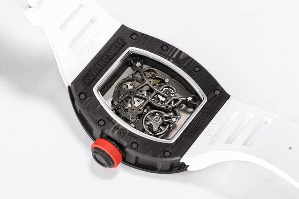 

designer fantasic men wrist watch superb rm055 active tourbillon watches wsge bbr factory high-end quality mechanical uhr ntpt all carbon fi, Slivery;brown