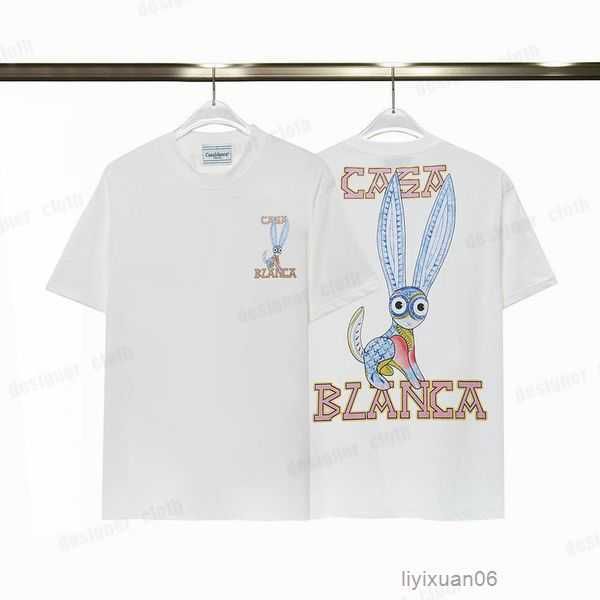 

stussys mens casablancas designer t shirt womens tshirts with letters print short sleeves summer casablanc t-shirts men loose tees s-3xl 3 1, White;black