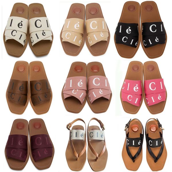 

designer slippers sliders slides sandals woody flat mule slipper the easy slip-on design makes this flat a summer essentia sandal, Black