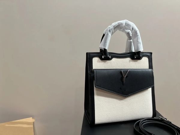 

fashion designers bags for women italy black leather handheld tote bag high-capacity uptown box double-headed zipper uptown