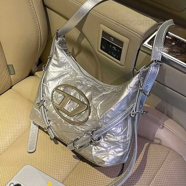 

large designer diesels d bag silver 2023 new capacity american crossbody handbag tote locomotive big 1 ppst