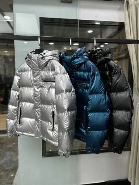 

2023designer mens down jackets homme jassen outdoor winter parka big fur hooded outerwear chaquetas hooded manteau jacket coat hiver doudoun, Black