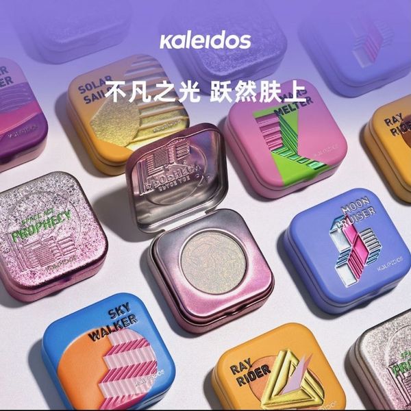 

body glitter kaleidos kaleidoscope classic space age small square box highlight powder to brighten diamond waterlight pallete 230720