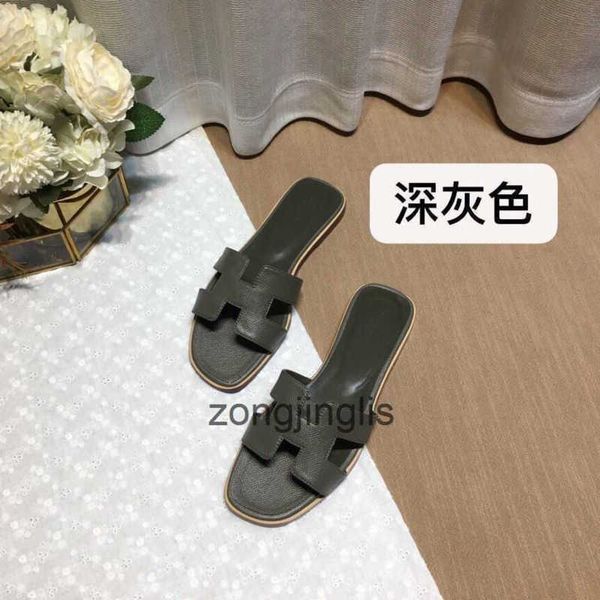 

versatile her women's shoes color oran designer bear sandal summer slippers slipper matching leather one line for tourism wear flat bot
