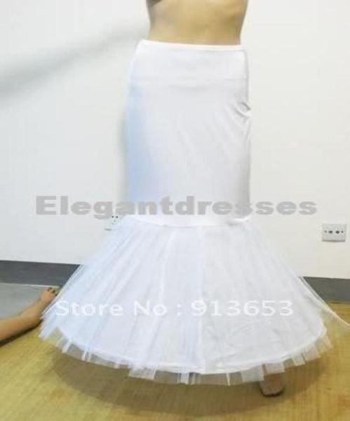 

new fishtail mermaid cocktail wedding bridal petticoat underskirt crinoline bridal accessories5673779, White