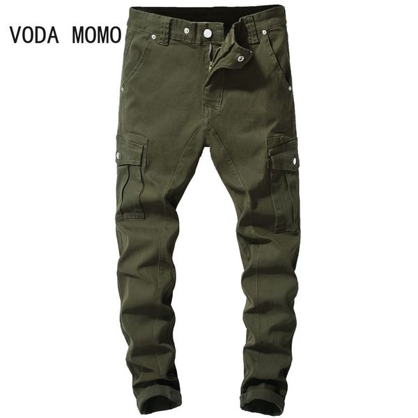 

men's jeans cargo pants men hip hop streetwear jogger pant fashion trousers multipocket casual joggers sweatpants 230720, Blue