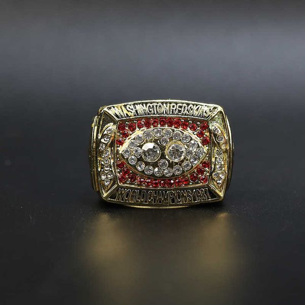 

1987 washington red skin football championship ring, Silver