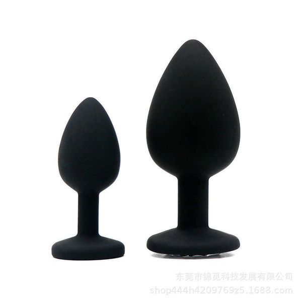 

new large-sized expander plug and for men's toys gay thick bead in the backyard black