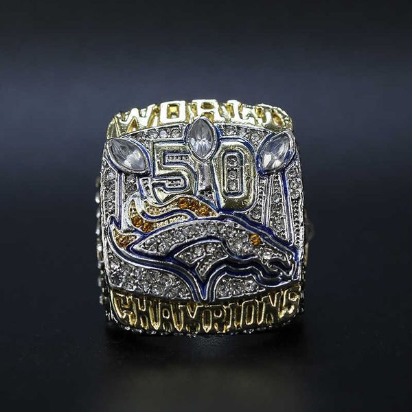

2015 denver mustang championship ring super bowl fashion accessories, Silver