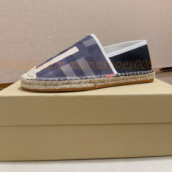 

designer shoes sneakers casual shoes men running shoes espadrilles checked cotton plaid canvas shoes beach loafers patchwork fisherman flat, Black