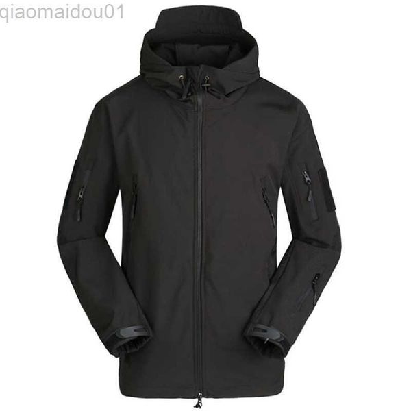 

men's jackets tactical jacket men outdoor military camouflage waterproof soft shell jackets mens winter warm fleece flight coats hunt c, Black;brown