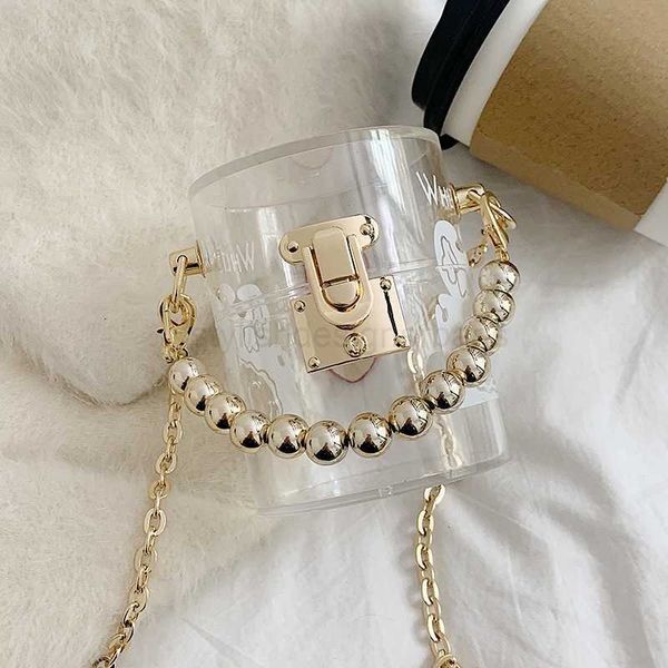 

shoulder bags high-quality acrylic plastic bags 2021 new fashion ladies hand-held chain handbags simple texture one-shoulder messenger bagst