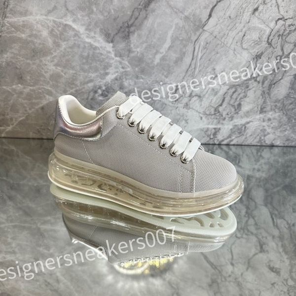 

2023 new designer stage leather increased casual shoes fashionable sports fashion platform mens womens white lace up alexander sneakers xsd2, Black