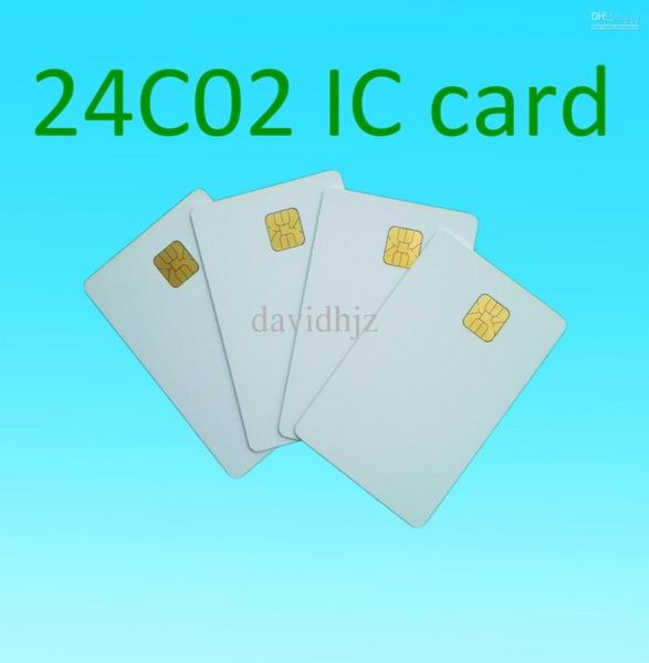 

atmel 24c02 blank contact ic card smart pvc card0123451246911