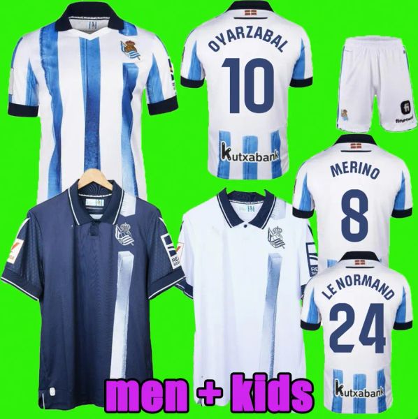 

23/24 real sociedad soccer jerseys home david silva oyarzabal 2023 2024 x prieto gorosabel portu take carlos fdez cho rs football shirt men, Black;yellow
