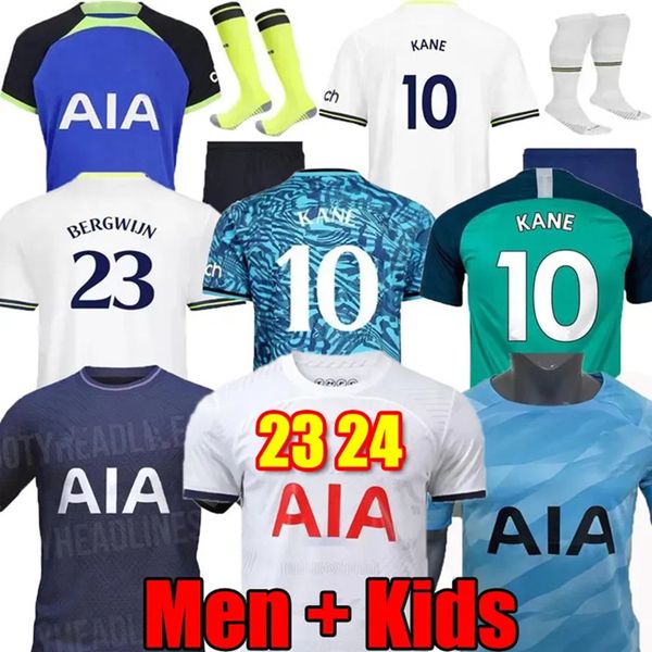 

2023 spurs kulusevski kane son soccer jerseys 22 23 24 new tottenhamn richarlison hojbjerg spence perisic dier lucas romero football shirt h, Black;yellow