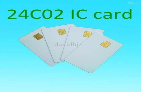 

atmel 24c02 blank contact ic card smart pvc card0123451911698