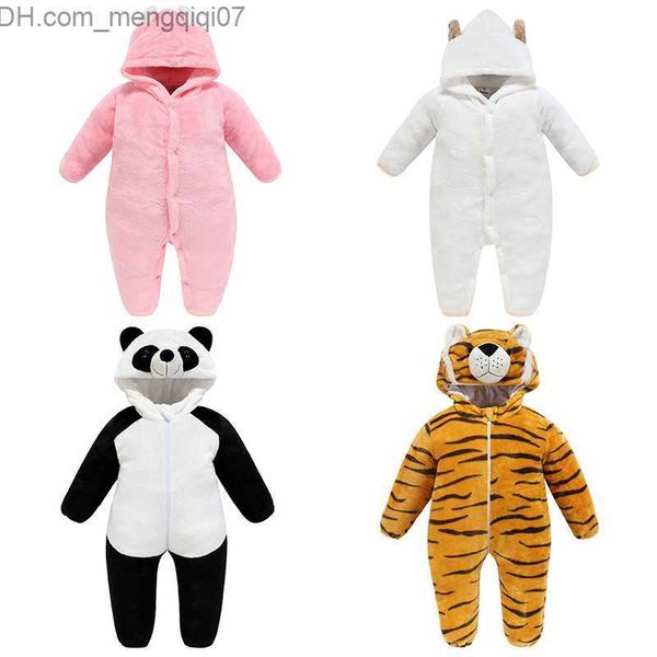 

rompers infant jumpsuit kids rompers newborn baby boy girl winter clothes children suit animal cute toddler romper full length zipper 201027, Blue
