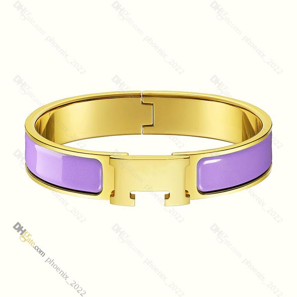 

designer bracelet for women classic letter h bracelet titanium steel & enamel bracelets gold-plated never fading non-allergic,gold bracelet;, Black