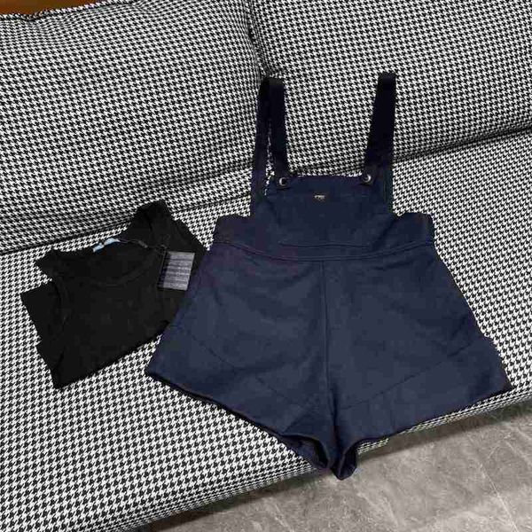 

women's jumpsuits & rompers designer 23 early autumn new commuter versatile slim and age reducing triangle button bodysuit m9kg, Black;white