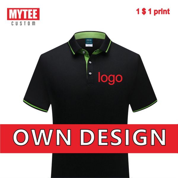 

men's polos mytee summer polo shirt custom men's breathable t-shirt embroidery casual diy 5xl 230720, White;black