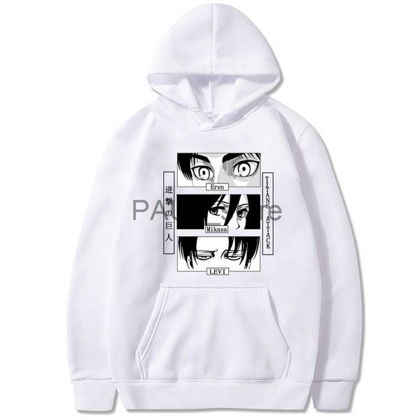 

men's hoodies sweatshirts 2023 anime final season attack on titan hoodies shingeki no kyojin casual oversized sweatshirts x0720, Black