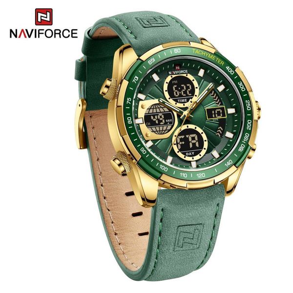 

gmt automatic mens watch steel case polished bezel green dial black leather strap super edition ptpm puretime, Slivery;brown