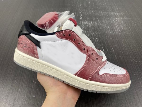 

basketball shoes trophy room x 1 1s low og red black fn0432-017 men women outdoor sports sneakers designer 40-47.5