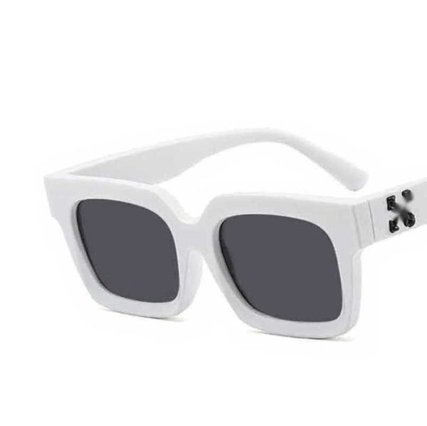 

fashion luxury frames sunglasses brand white black men women sunglass arrow x frame eyewear trend hip hop square sunglasse sports travel sun
