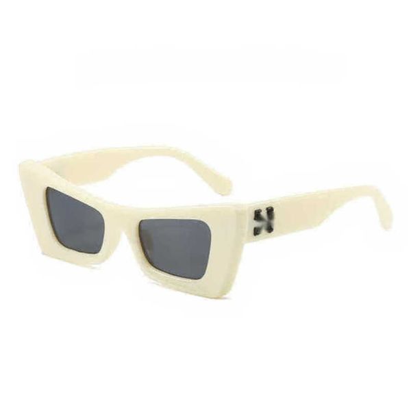 

frames luxury fashion sunglasses men women trend brand white black square sunglass arrow x frame eyewear bright sun glasses sports sunglasse